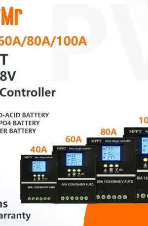 PowMr 40A/60A/80A/100A MPPT Solar Charge Controller Price in Nigeria Alaba Price