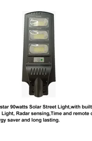 90W POLYSTAR SOLAR STREET LIGHT Price in Nigeria Alaba Price