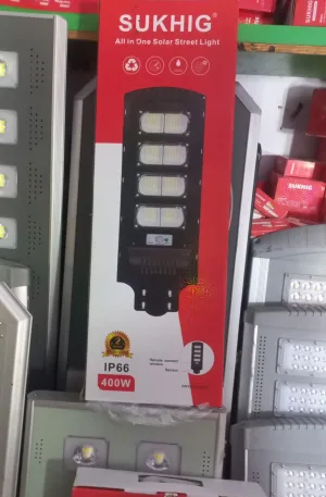 Sukhig 400W Solar Street Light Price in Nigeria Alaba Price