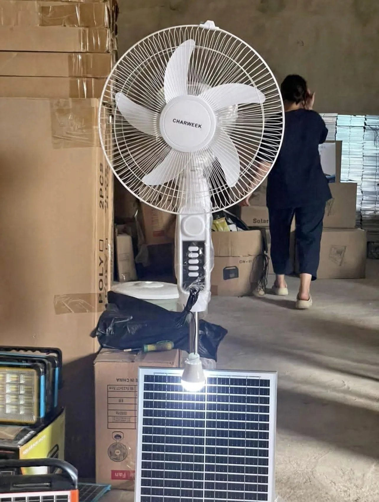 CharWeek Solar Fan + 1 USB Bulb Price in Nigeria 3 CharWeek Solar Fan + 1 USB Bulb Price in Nigeria Alaba Price 3