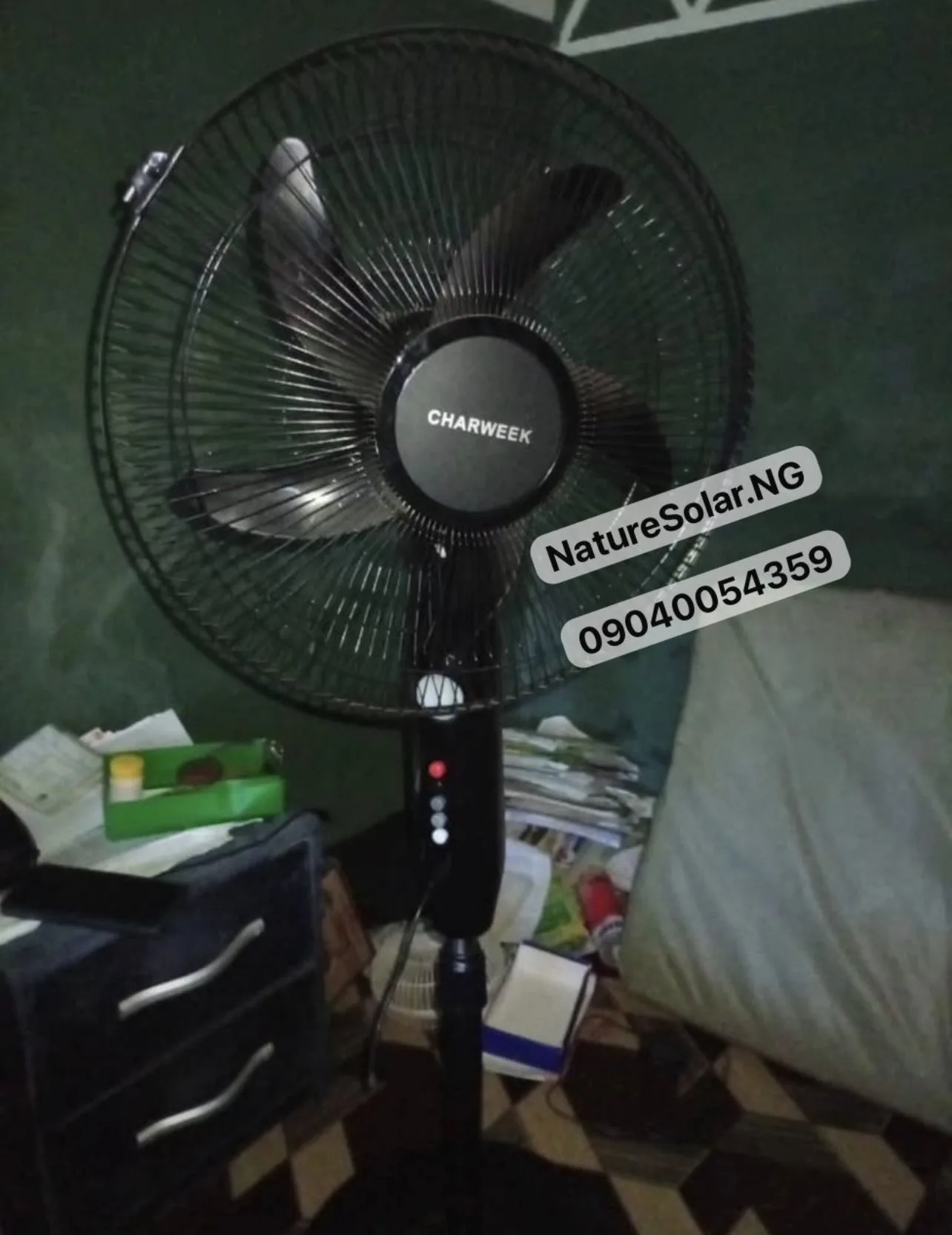 CharWeek Solar Fan + 1 USB Bulb Price in Nigeria 5 CharWeek Solar Fan + 1 USB Bulb Price in Nigeria Alaba Price 5
