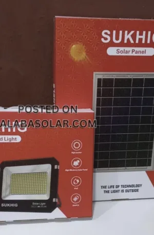 Sukhig 300W Solar Flood Light Price in Nigeria Alaba Price