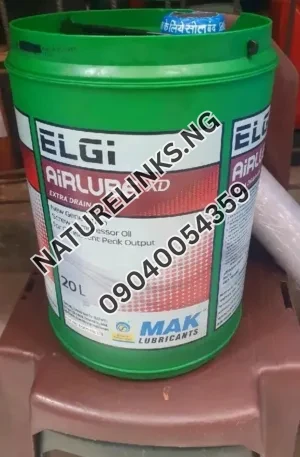 Elgi Oil Of Screw Compressor Oil 20l Price in Nigeria Alaba Price