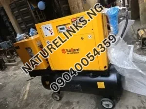Sollant Screw Compressor 10hp With Tank, Dryer And Filter Price in Nigeria Alaba Price
