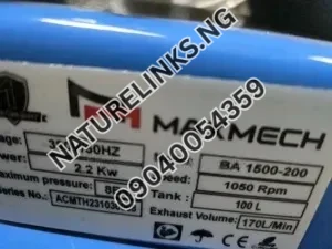 Air Compressor With Petrol Engine 100liter Price in Nigeria Alaba Price