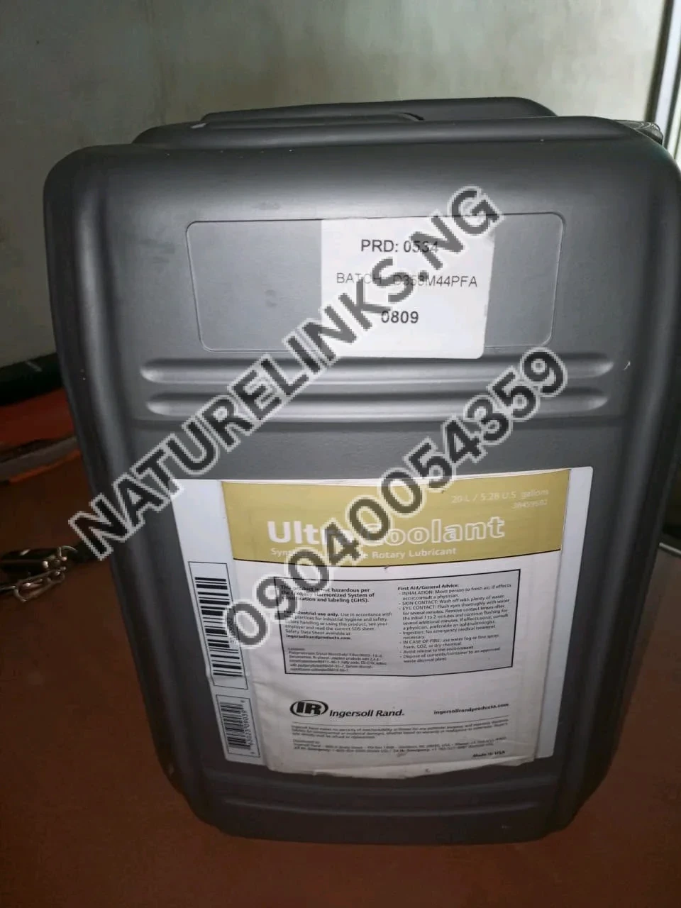 Ingersoll Rand Ultra Coolant LONG-LIFE Synthetic Rotary Coolant 38459582 Price in Nigeria Ingersoll Rand Ultra Coolant LONG-LIFE Synthetic Rotary Coolant 38459582 Price in Nigeria Alaba Price