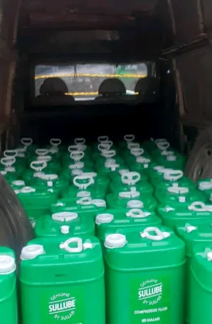 Compressor Oil Fluid Part No-250022-669 Sullair Price in Nigeria Alaba Price