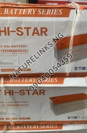 240AH HI STAR TUBULAR BATTERY Price in Nigeria Alaba Price