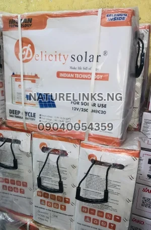 Felicity 12V 250AH TALL TUBULAR BATTERY Price in Nigeria Alaba Price