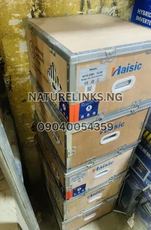 Haisic 4019.2Wh 12.8V lithium ion battery Price in Nigeria Alaba Price