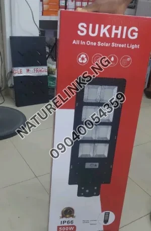 500W Solar Street Light Sukhig Price in Nigeria Alaba Price