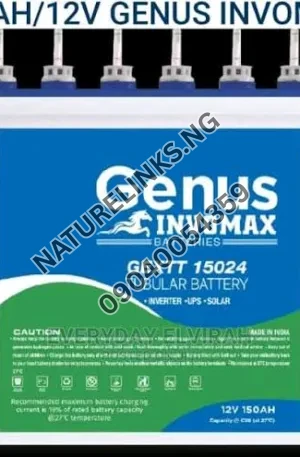 Genus 150AH 12V Battery Price in Nigeria Alaba Price