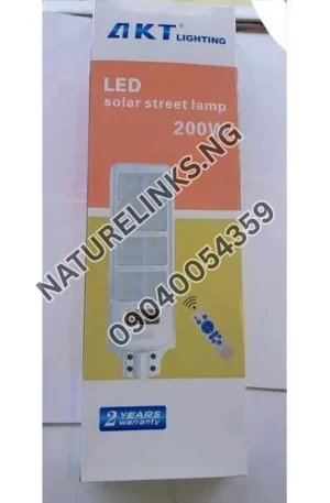 Akt Solar Street Light 150W + Free Pole Price in Nigeria Alaba Price