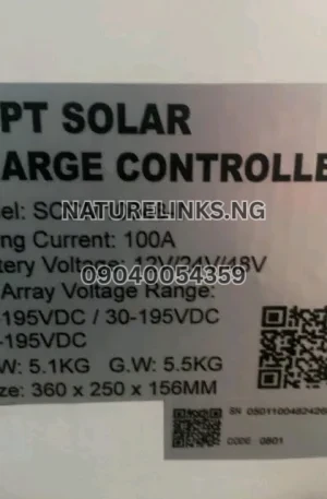 Felicity Charge Controller 100Ah Price in Nigeria Alaba Price