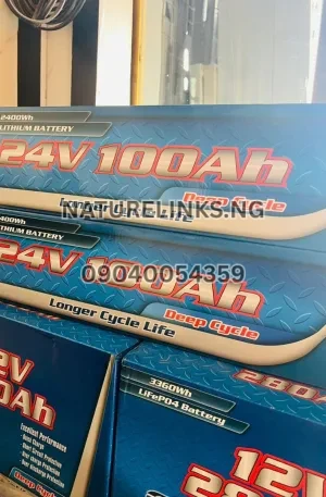 LGP 24v 100ah lithium ion battery Price in Nigeria Alaba Price