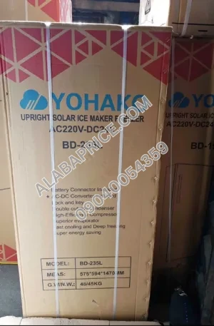 Yohako Upright Ice Block Freezer 235 Liters Price in Nigeria Alaba Price