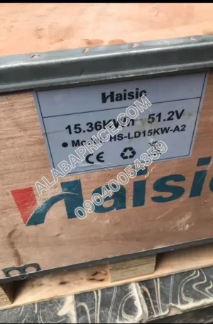 Haisic 15kWh Lithium Batteries Price in Nigeria Alaba Price