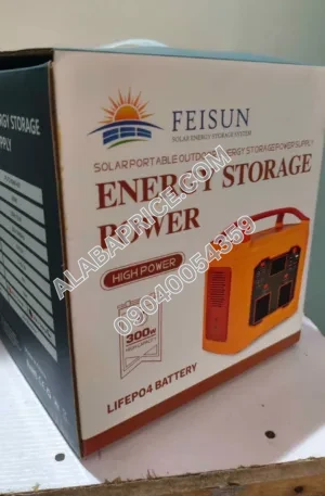 Feisun 400Wh 300W Output Solar Power Station (Solar Generator) Price in Nigeria Alaba Price