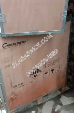 Solar Cworth Lithium Iron Battery 15kWh Price in Nigeria Alaba Price