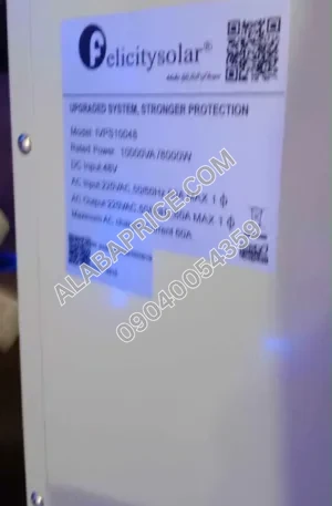 Felicity solar inverter 10kva Price in Nigeria Alaba Price