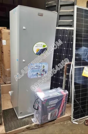 Yohako Ice Block Freezer and Battery 250A with 2 Panels and Charge Controller 60A Price in Nigeria Alaba Price