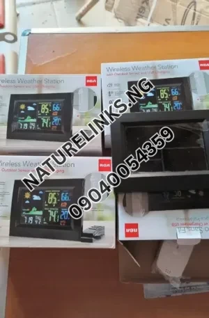 Wireless Weather Station With Outdoor Sensor USB Charging Price in Nigeria Alaba Price