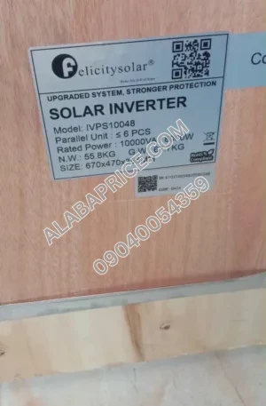 Felicity Solar Inverter 10KVA Price in Nigeria Alaba Price