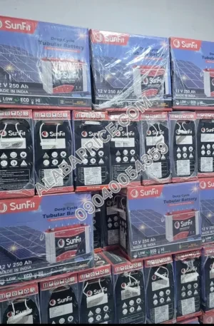 250Ah Sunfit Tubular Battery Price in Nigeria Alaba Price