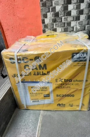 Succam Tubular Battery 250Ah Price in Nigeria Alaba Price