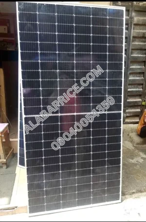 Jinko Solar panel 550 watts 144 cells Price in Nigeria Alaba Price
