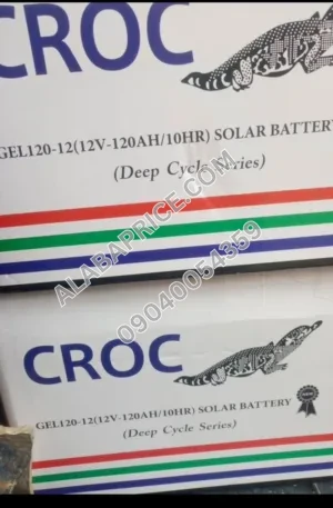 120Ah Gel Solar Battery Price in Nigeria Alaba Price