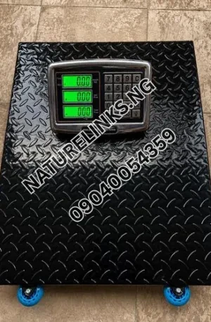 World Choice 600kg Wireless Digital Floor Platform Scale Dual Display Price in Nigeria Alaba Price