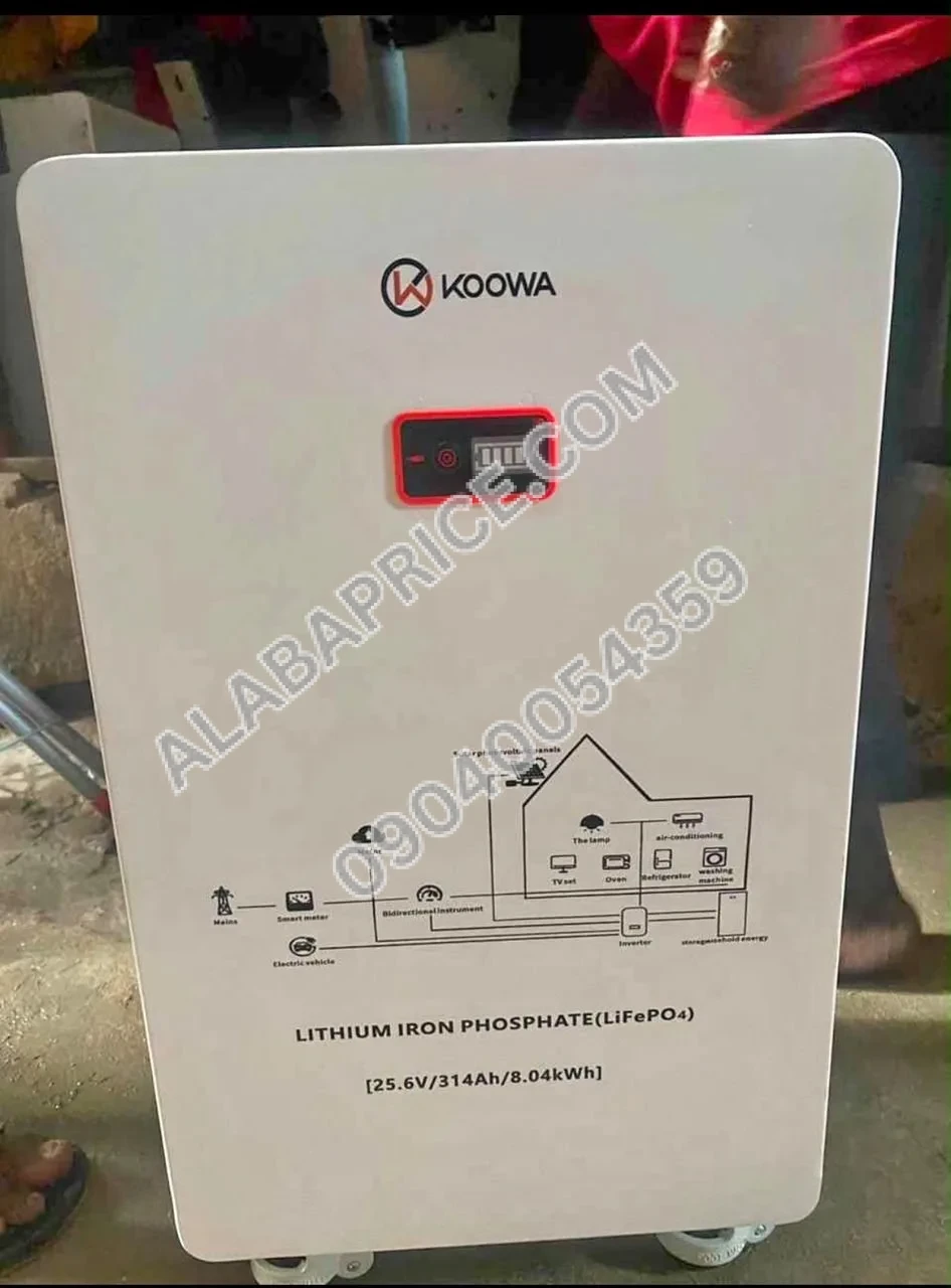 Koowa 8kwh 24v lithium battery Price in Nigeria Koowa 8kwh 24v lithium battery Price in Nigeria Alaba Price