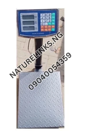 300kg Digital Platform Scale Double Display Price in Nigeria Alaba Price