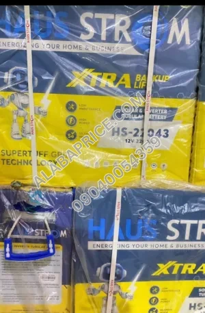 Haus Tubular Battery 220Ah Price in Nigeria Alaba Price