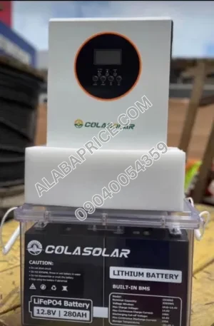 Cola Solar Lithium Battery Price in Nigeria Alaba Price