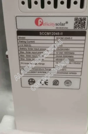 Felicity Charge Controller 120A Price in Nigeria Alaba Price