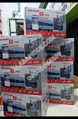 KCM VISION Solar Camera 2Lens Price in Nigeria Alaba Price