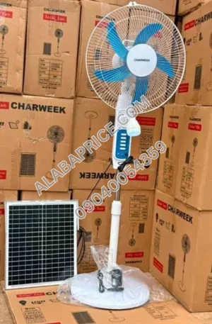 Charweek Solar Fan Price in Nigeria Alaba Price