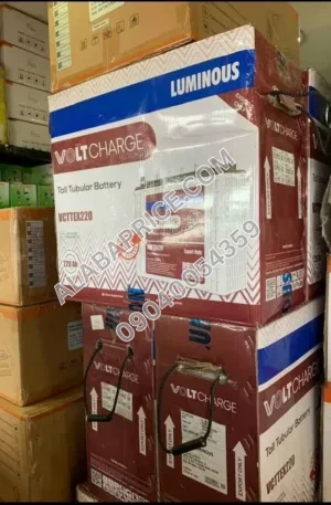 Volt Charge Solar Battery 220A Price in Nigeria Alaba Price