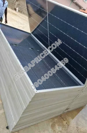 Jinko Solar panel 650 watts 144 cells Price in Nigeria Alaba Price