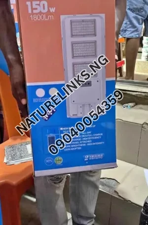 AKT solar street light 150w Price in Nigeria Alaba Price