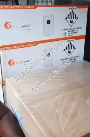 Felicity lithium battery 48vols Price in Nigeria Alaba Price