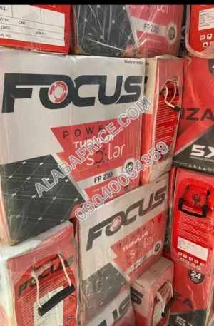 Focus Power Tubular Solar Battery 22Ah Price in Nigeria Alaba Price