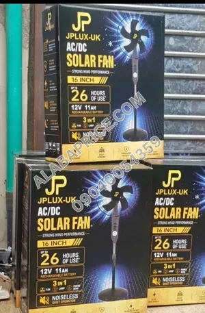 Solar Fan 16” Price in Nigeria Alaba Price