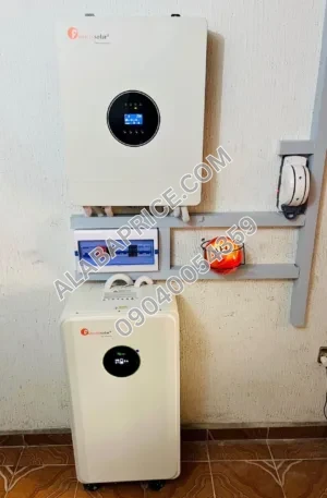12kVA Felicity Inverter and 15kWh Felicity Lithium Battery and 16 Solar Panels of 650 Watts Price in Nigeria Alaba Price