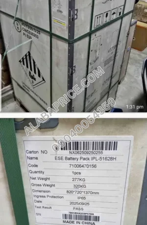 Solar Lithium Ion Battery 32kWh Price in Nigeria Alaba Price