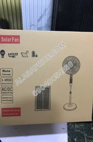 Solar Fan Price in Nigeria Alaba Price