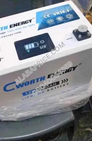 200Ah Cworth Lithium Battery 12 Volts Price in Nigeria Alaba Price