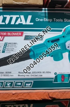 Total Industrial Aspirator Blower 800w Price in Nigeria Alaba Price